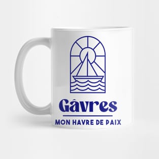 Gâvres my haven of peace - Brittany Morbihan 56 Sea Holidays Beach Mug